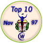 Site class au TOP 10 Wanadoo - Novembre 1997-